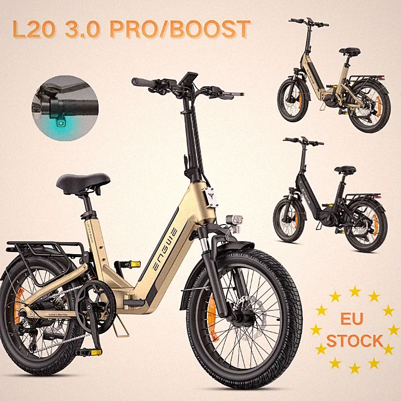 ENGWE E-Bike 20 Zoll Fatbike Klapprad 48V 15Ah 160km Reichweite Elektrofahrrad