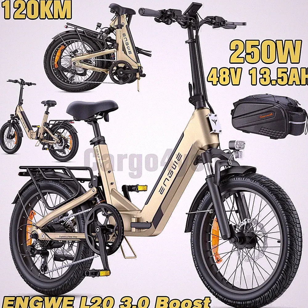 ENGWE L20 3.0 Boost Elektrofahrrad 13.5AH E-Bike 20'' Klapprad City EBike 7Gänge