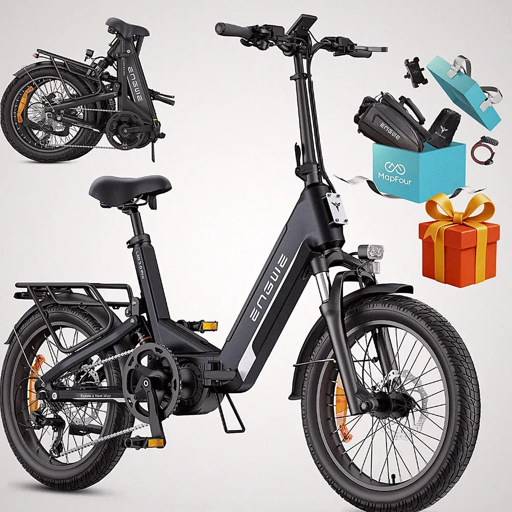 ENGWE L20 3.0 Pro 20 Zoll E-Bike Klapprad, 250W Motor Elektrofahrrad für Damen
