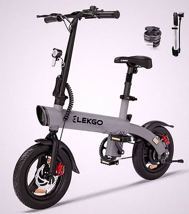 ESTOCK1 Faltbares City E-Bike Smart Urban E-Bike 14 Zoll