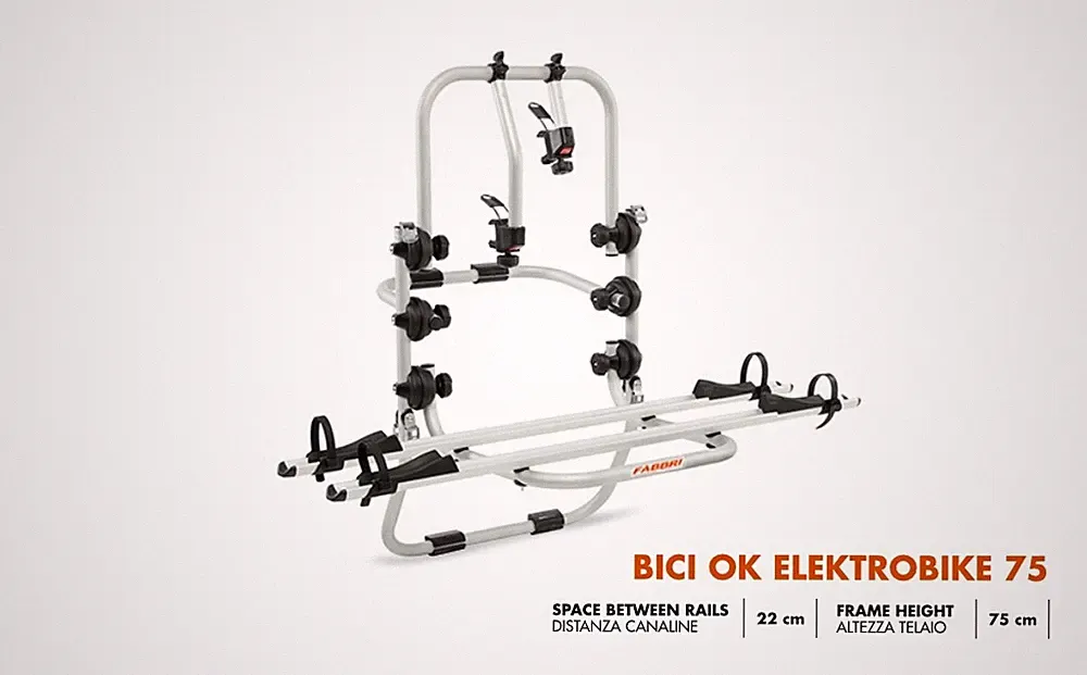 Fabbri FAHRRAD OK ELEKTROBIKE 90 - Fahrradträger für E-BIKE Auto (2 E-Bikes) 96