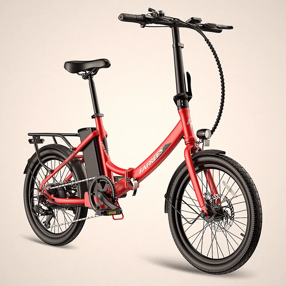 FAFREES 20 Zoll Elektrofahrrad Klapprad E Bike Damen 250W 25Km/h 16,75ah ebike