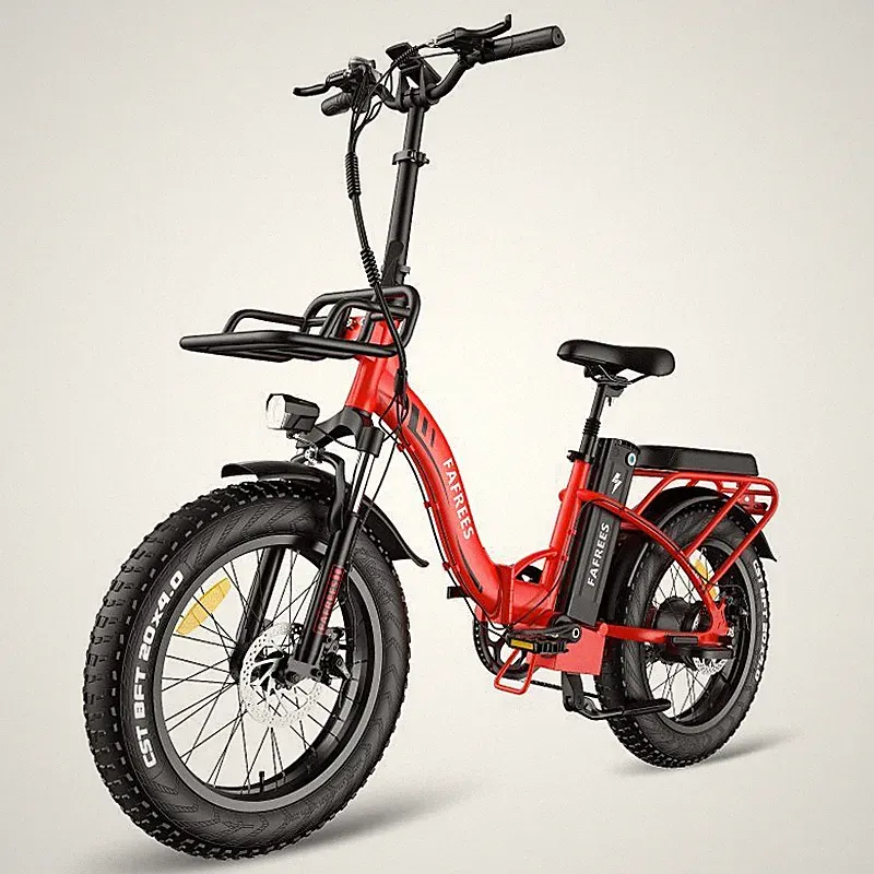 FAFREES 20 Zoll Elektrofahrrad Klapprad e Bike Fatbike Reifen 45 km/h 500W 48V