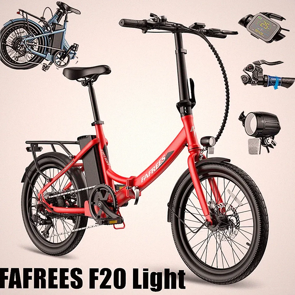 Fafrees 20 Zoll Elektrofahrrad Pedelec E-Bike Klapprad 250W 20AH Citybike 25km/h