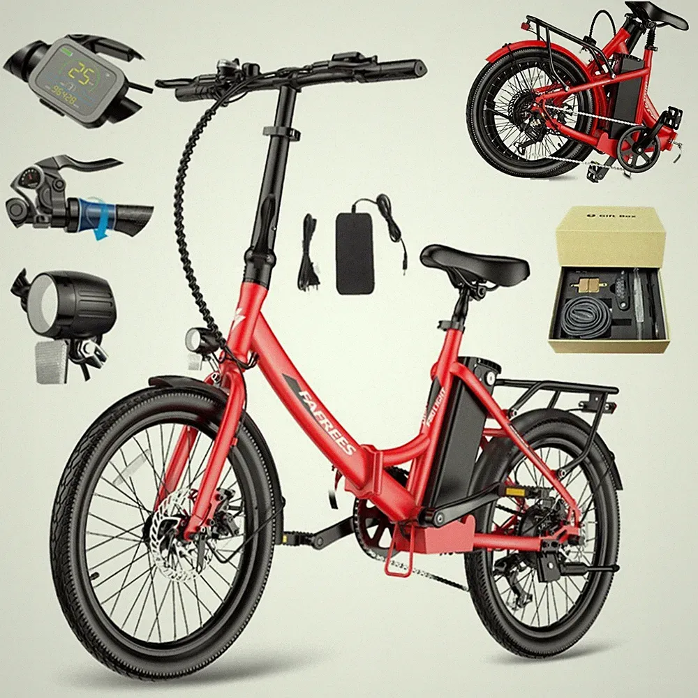 Fafrees 20 Zoll Elektrofahrrad Pedelec E-Bike Klapprad 250W 20AH Citybike 25km/h