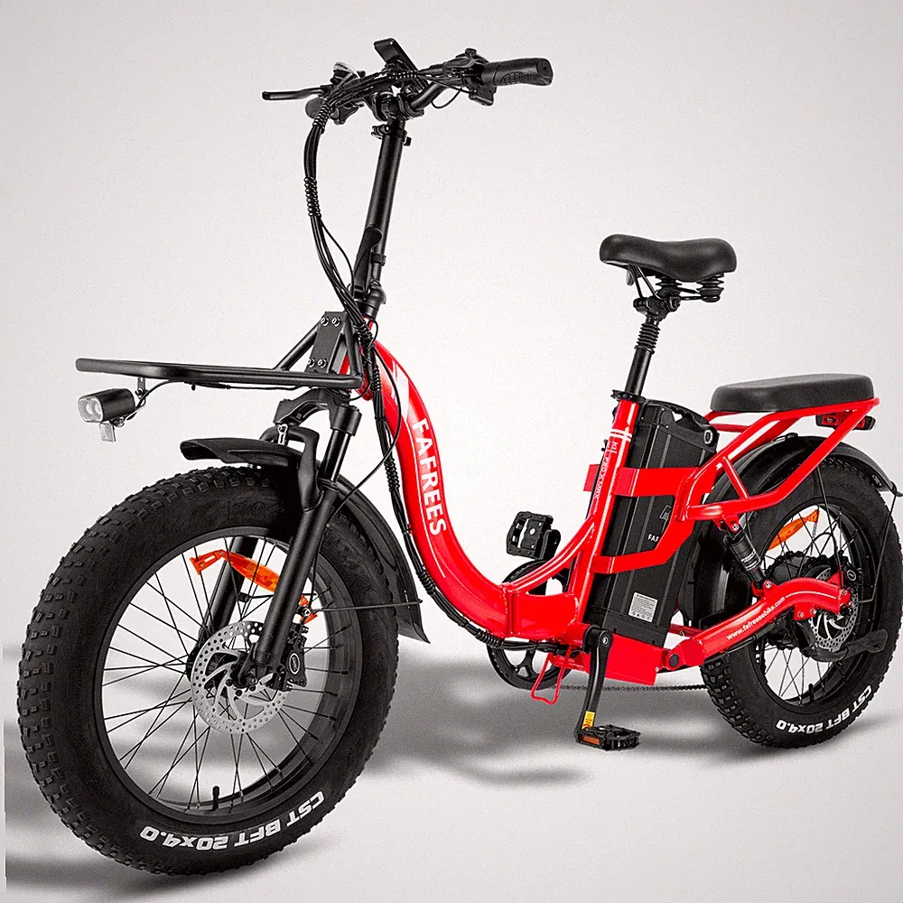 FAFREES 20 Zoll Fatbike Elektrofahrrad Klapprad e Bike 750W E-City Bike 30AH 48V