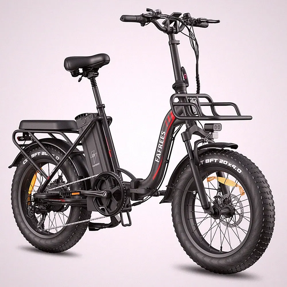 FAFREES 48V 30Ah E Bike 20 Zoll Elektrofahrrad Klapprad 750W E-City Bike 25km/h