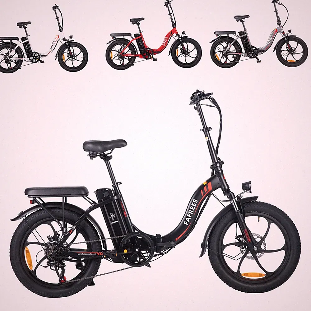 FAFREES F20 E-Bike Klapprad Elektrofahrrad 20 Zoll Fatbike 250W Shimano Pedelec