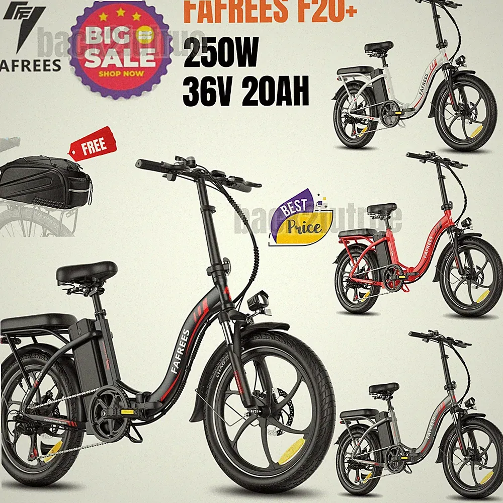 FAFREES F20+ Klapprad Elektrofahrrad 20Zoll E-Bike 250W Shimano Pedelec Citybike