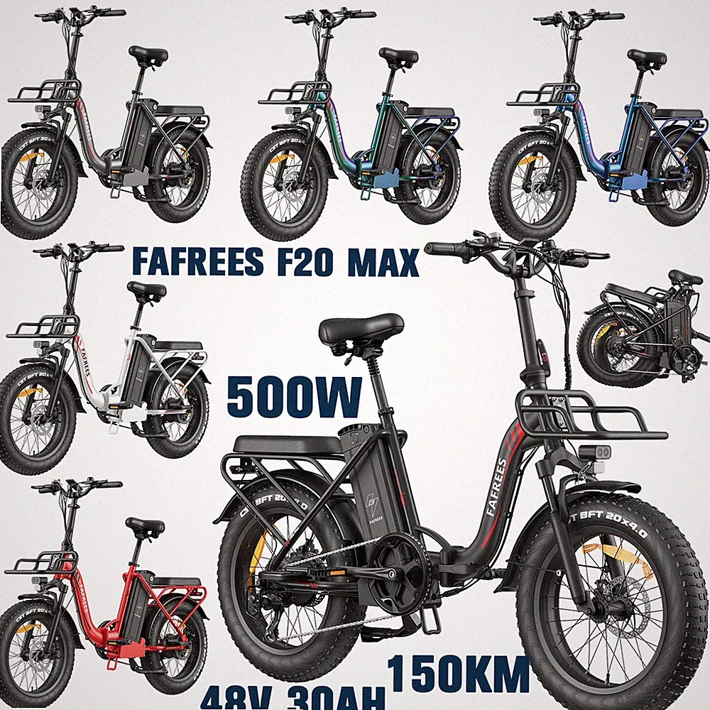 Fafrees F20 Max 20 Zoll Elektrofahrrad Klapprad E-Bike 48V30Ah E Citybike 25km/h