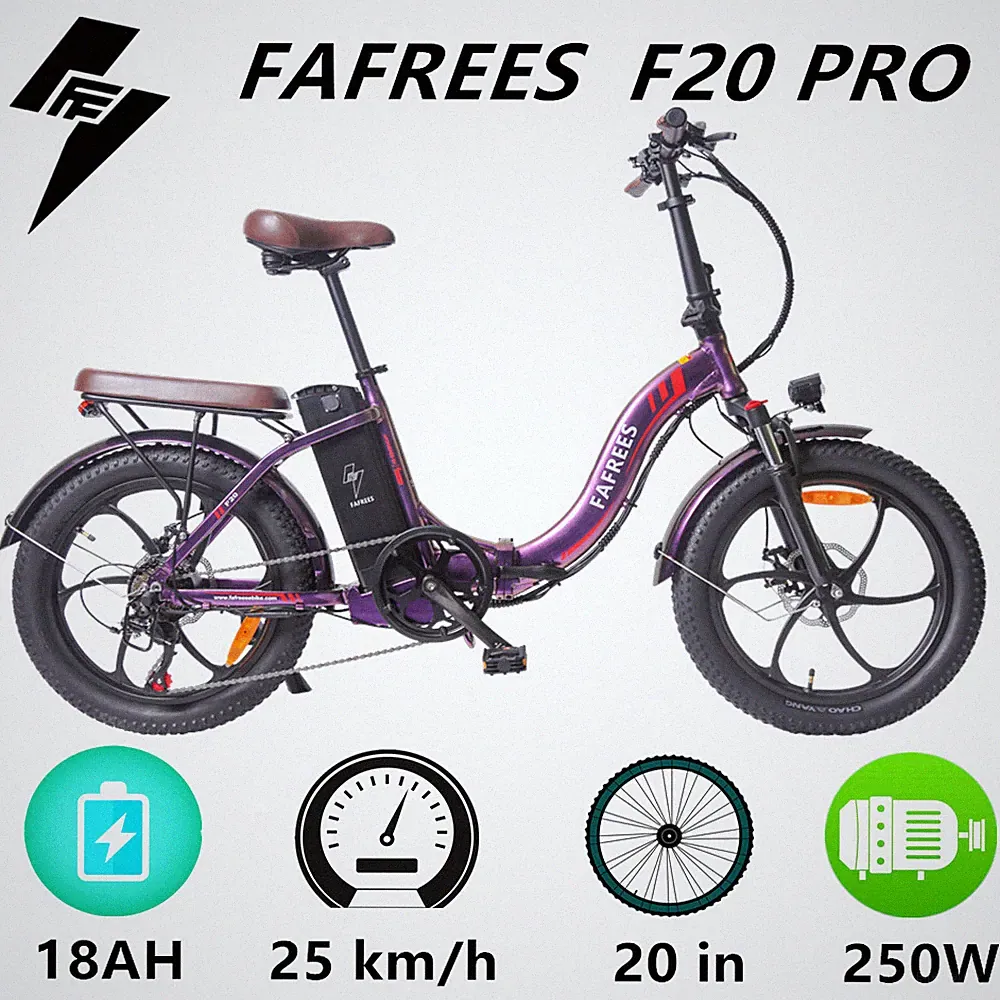 FAFREES F20 PRO 18AH 20 Zoll Klapprad Elektrofahrrad Pedelec e Bike Fatbike MTB