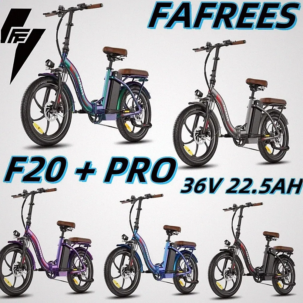 FAFREES F20+ PRO 250W Klapprad Elektrofahrrad 20 Zoll e Bike Akku 22.5AH Pedelec