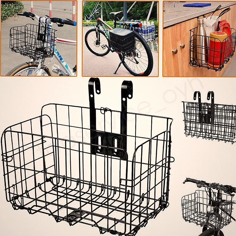 Fahrradkorb seitlich zum Einhängen an Gepäckträger Seitenkorb Fahrrad Korb