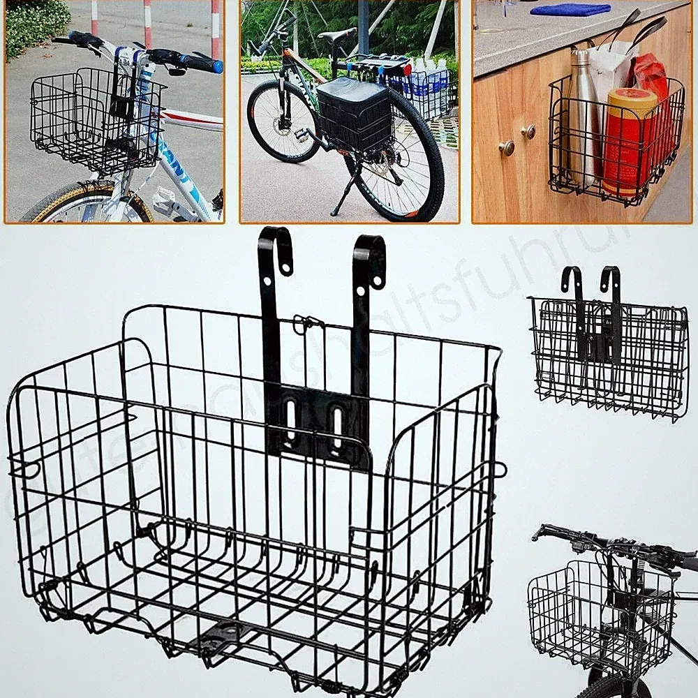Fahrradkorb Vorne Faltbar Lenkerkorb Fahrrad Korb Gepäckträgerkorb Frontkorb DE