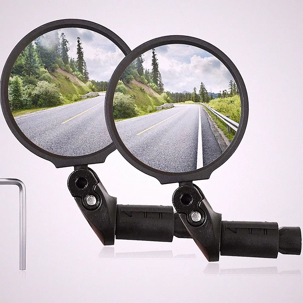 Fahrradspiegel Konvex 2 Stück Universal E-bike Lenker 14-23mm Klappbar