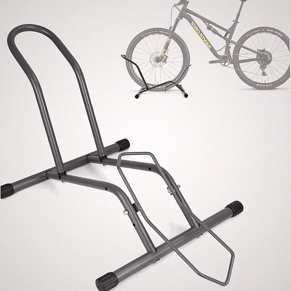 Fahrradständer Fahrrad Ständer Rack - Bodenhalterung für Bike - Platzsparend...