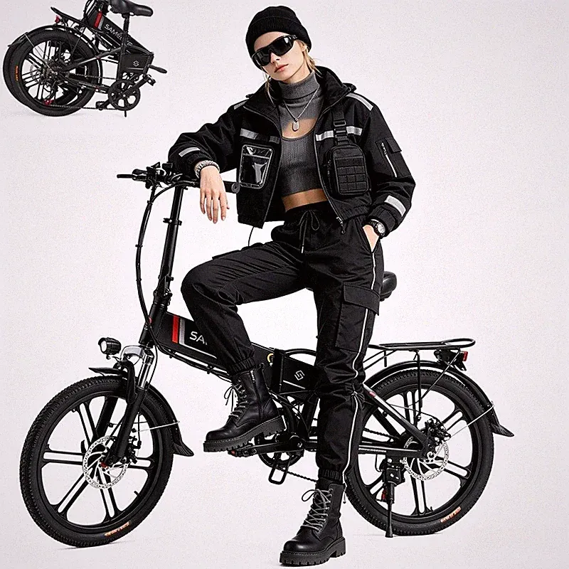 Faltbares Elektrofahrrad 20" Klapprad City E-Bike 350W Pedelec E-Bike 48V/10,4Ah