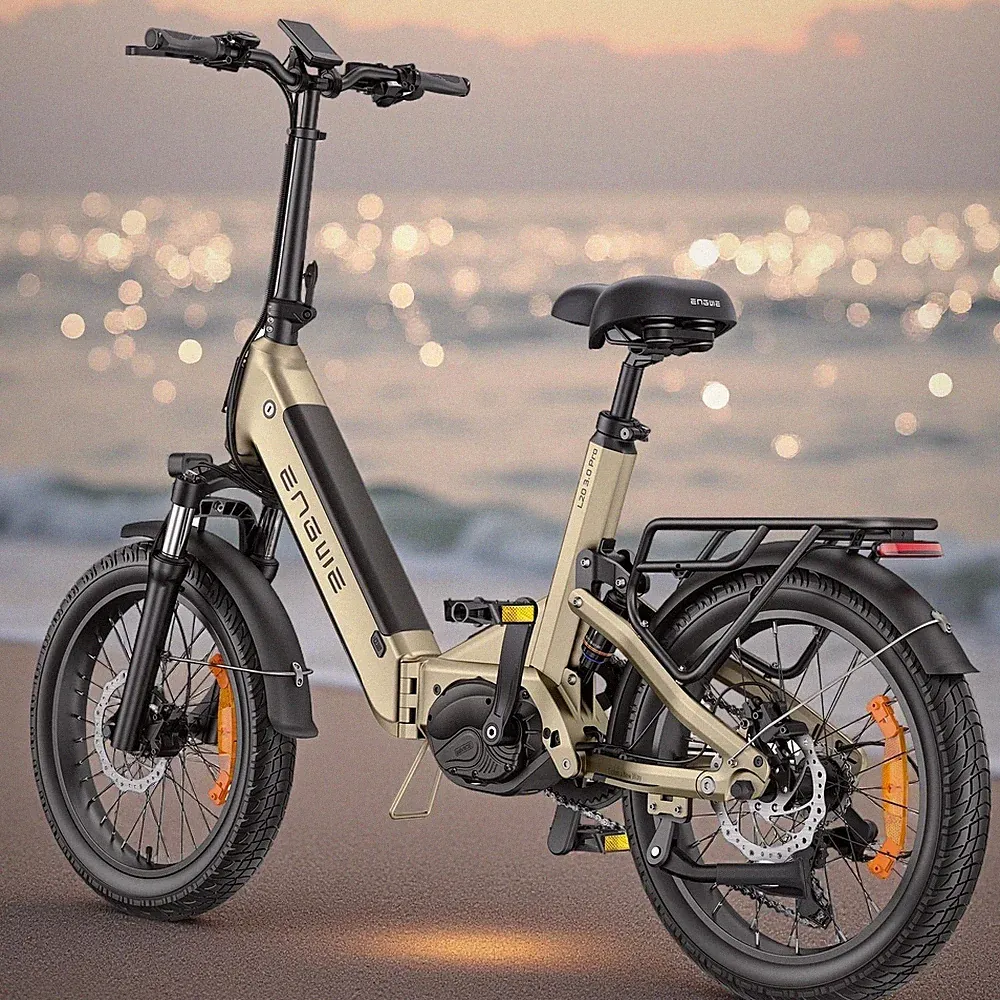 Herren/Damen 20 Zoll Klapprad City E-Bike 250W Mittelmotor 48V15AH Pedelec 25kmh