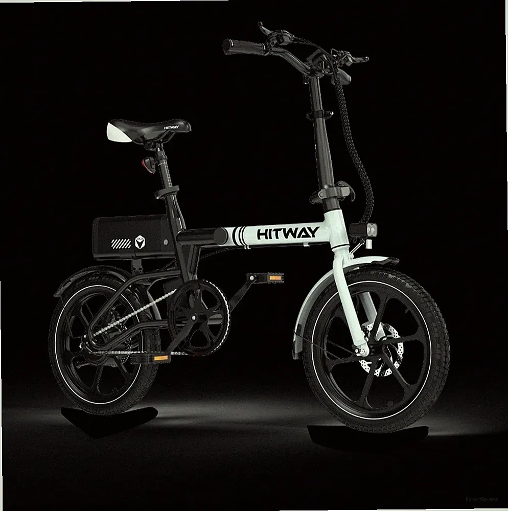 ⭐ HITWAY BK35S Elektro Klapprad 16 Zoll • 250W E-Bike • Weiß/Schwarz • Top