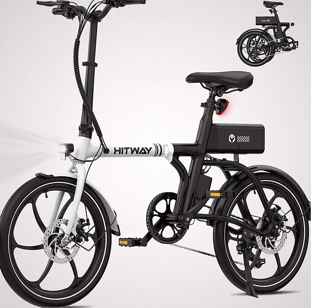 HITWAY E Bike Klapprad Elektrofahrrad 20 Zoll 36V 9Ah Akku bis 40-65km Pedelec
