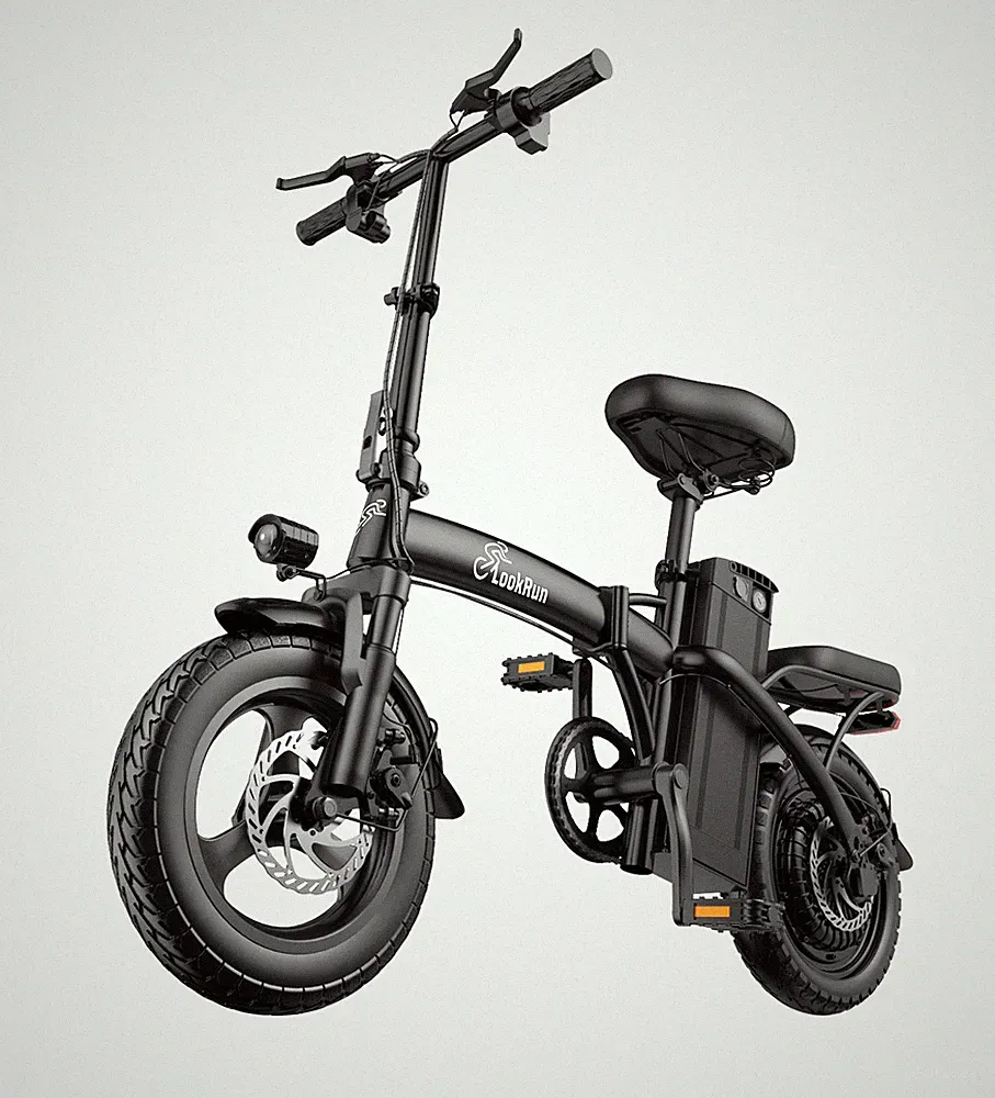 Klappbares City E-Bike 48V 7,8Ah LCD 3 Fahrmodi Federgabel