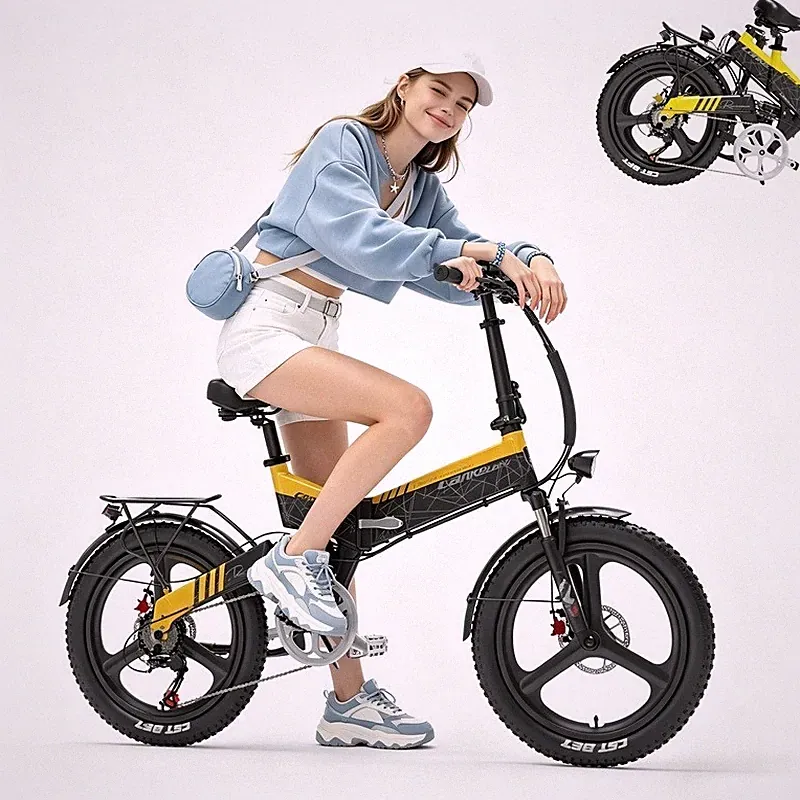 Klapprad City E-Bike 20''Elektrofahrrad pedelec 500W E-Bike 7-Gänge Bis 35km/h