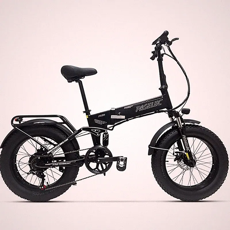 Klapprad City eBike 20"Fat Tire Elektrofahrrad 1000W Pedelec 48V Shimano 7 Gänge