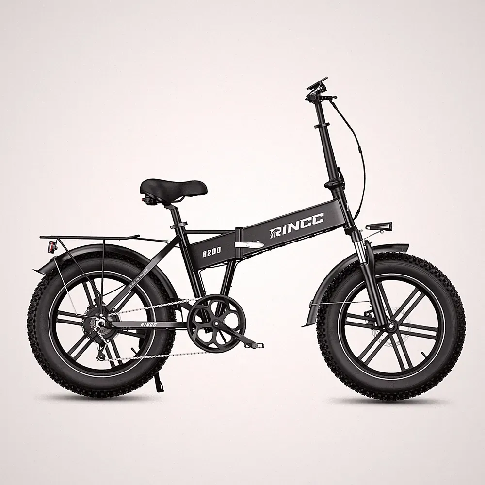 🔥Klapprad Elektrofahrrad,20Zoll Fat E-Bike 48V15AH Shimano 7Gang LCD RINCC R200