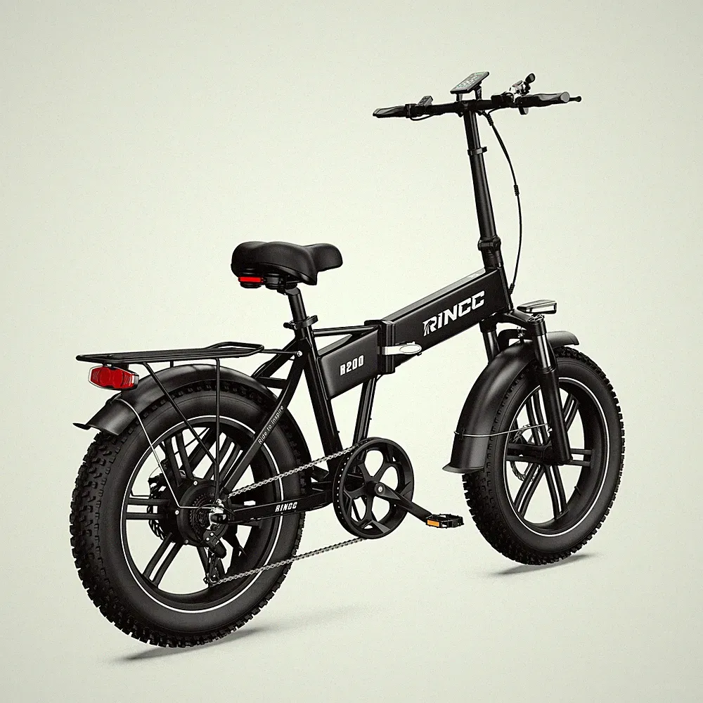 🔥Klapprad Elektrofahrrad,RINCC R200 20Zoll Fat E-Bike 48V15AH Shimano 7Gang LCD