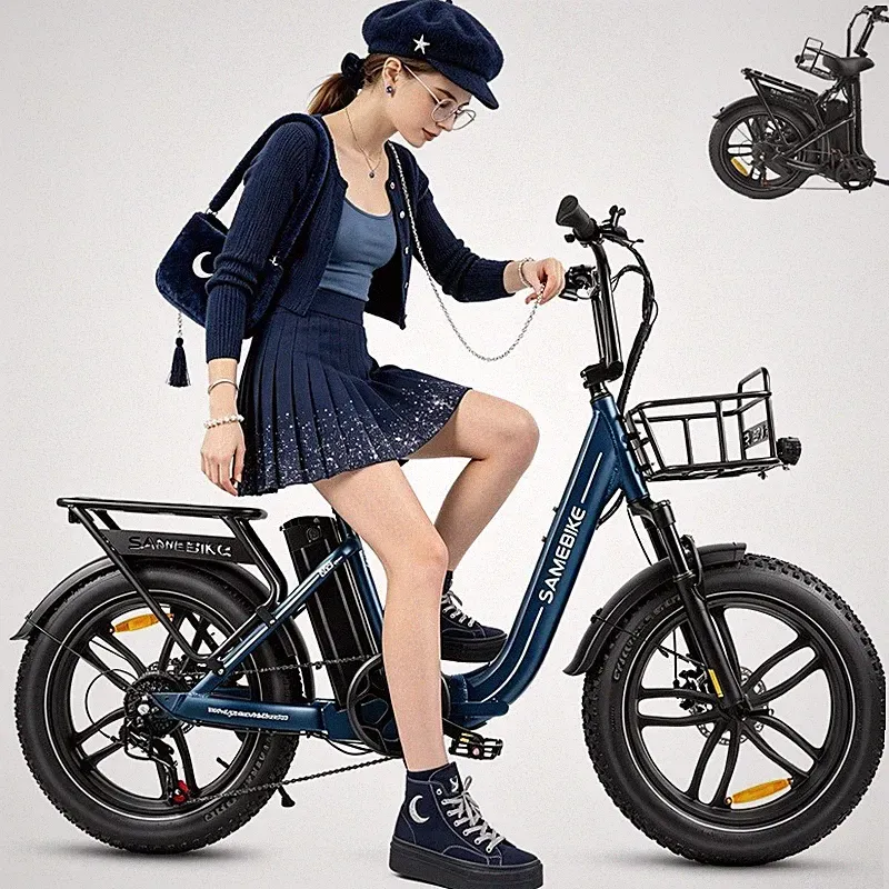 Klapprad MTB E-Bike 20'' Pedelec Elektrofahrrad 500W Mountain Ebike 7-Gänge