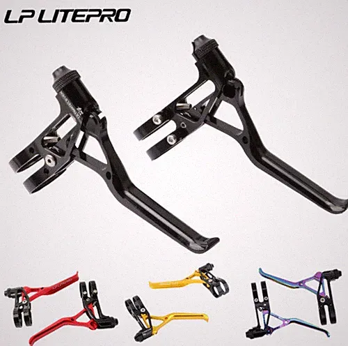 Litepro Fahrrad V Bremshebel Ultraleicht CNC 64g Bremsgriff Klapprad Fahrrad