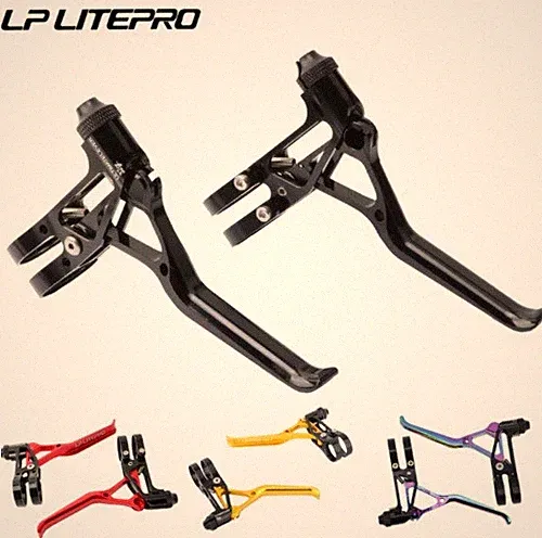 Litepro Fahrrad V Bremshebel Ultraleicht CNC 64g Bremsgriff Klapprad Fahrrad
