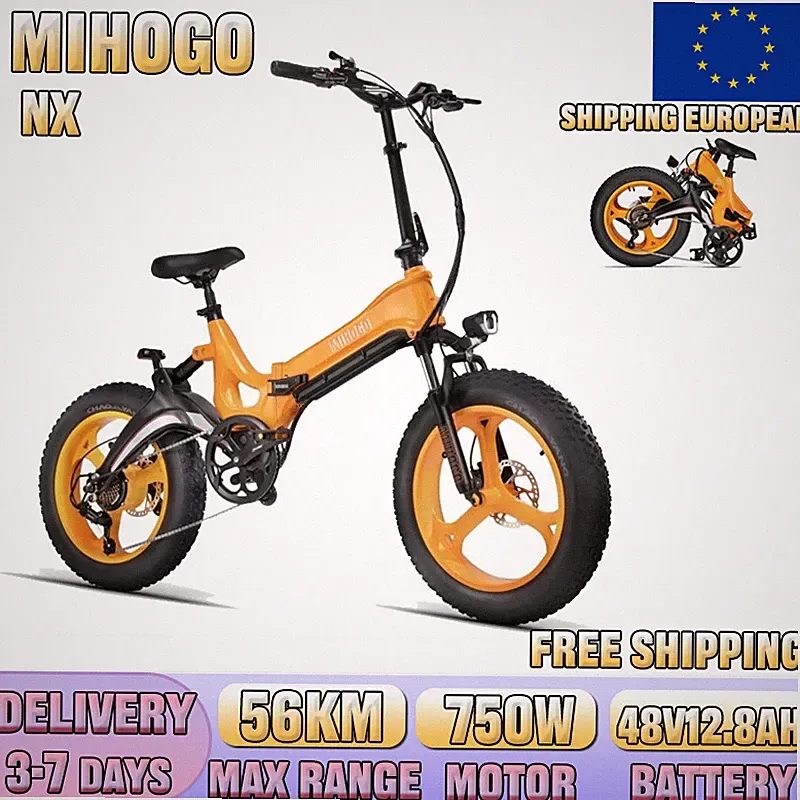 MIHOGO NX 20" Elektrofahrrad 750W 12,8Ah Klappbar Pedelec Shimano 7 Gänge E bike