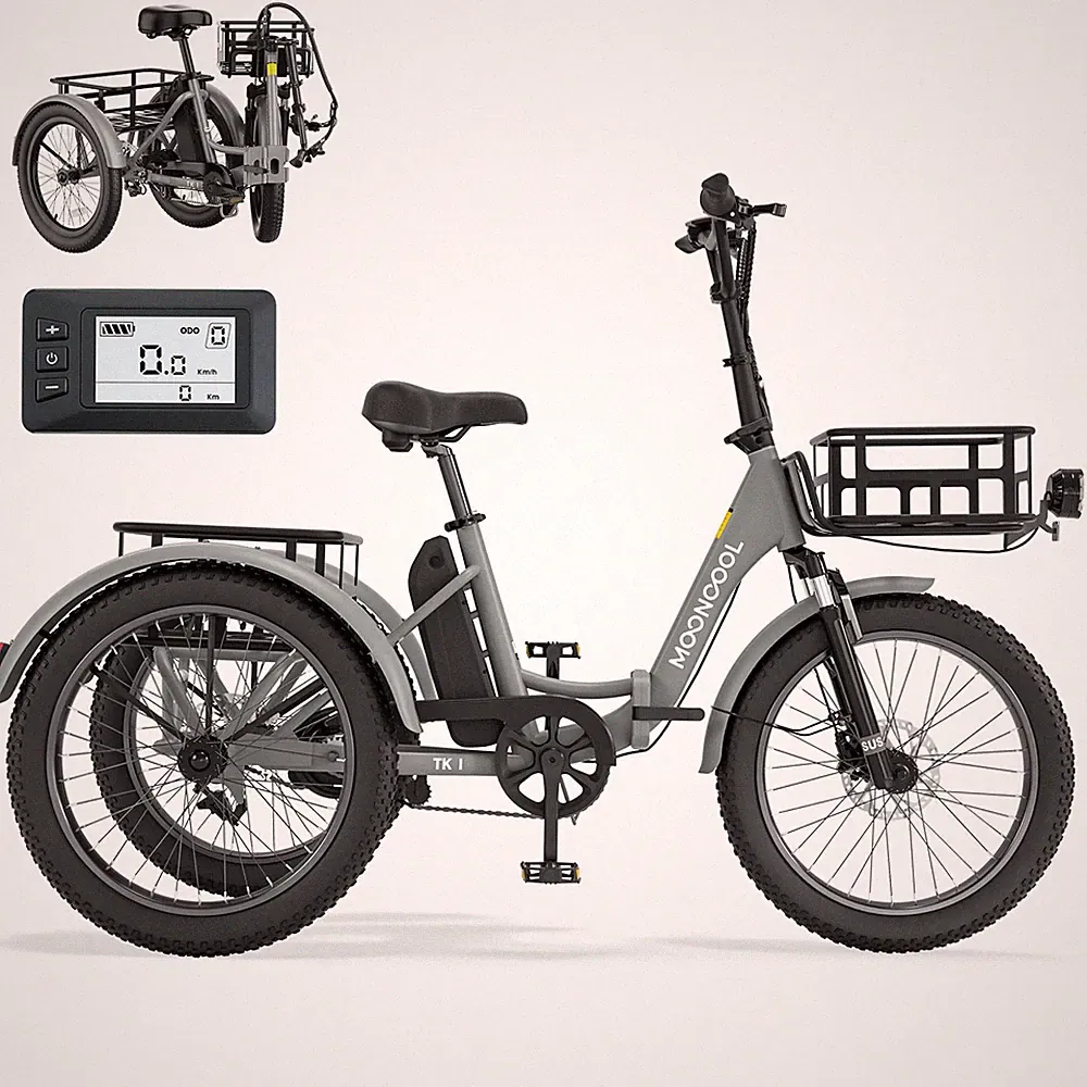 MOONCOOL E Bike Klapprad,20 Zoll E Bike Herren Damen Mit 36V 20AH Akku