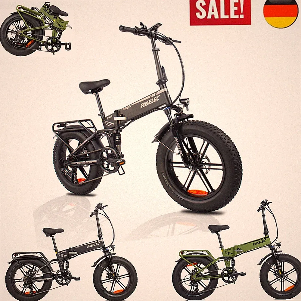 Mountainbike Klapprad Elektrofahrrad e Bike 20 Zoll 750W Shimano Pedelec 48V 12A