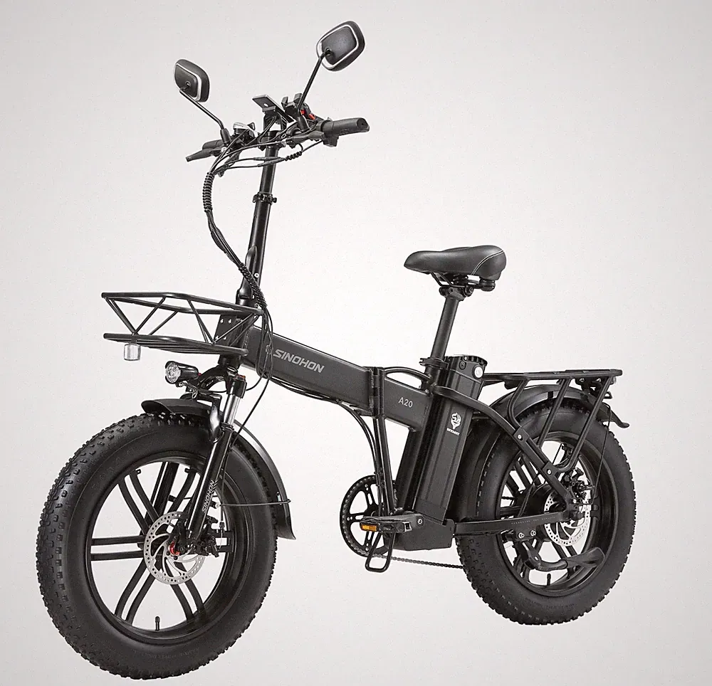 NEU 20" Klapprad City E-Bike 1000vv 18Ah Damen/Herren Pedelec Fatbike mit Krob