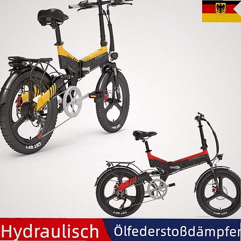 Neu Mountainbike Klapprad Elektrofahrrad e Bike 20 Zoll 500W Oil breaks 12.8Ah