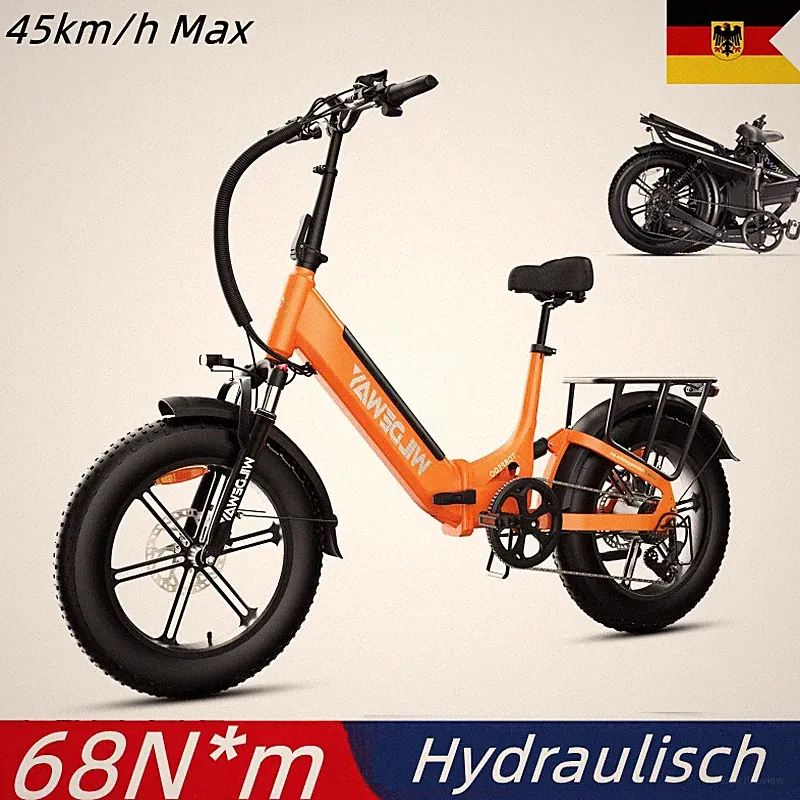 Neues 20 Zoll E Bike Pedelec Cityräder Elektrofahrrad 5OOW 48V 15Ah Klapprad MTB