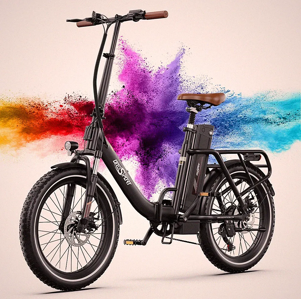 ONESPORT OT16-2 20 Zoll Elektrofahrrad 250W 48V15Ah Citybike 25km/h Klapp E-Bike