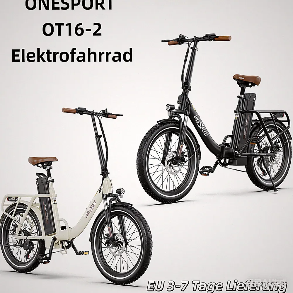 ONESPORT OT16-2 250W 20Zoll E-Bike Elektrofahrrad E-City Bike Max 120Km Klapprad