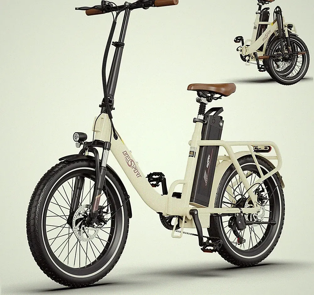 ONESPORT OT16-2 Elektrofahrrad 48V 15Ah 20 Zoll E-bike Klappbar 25 km/h 7 Gänge