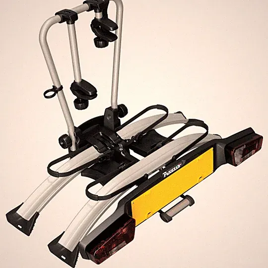 Peruzzo Atlantis 714 - Fahrradträger mit Anhängerkupplung für 2 Fahrräder E-Bikes