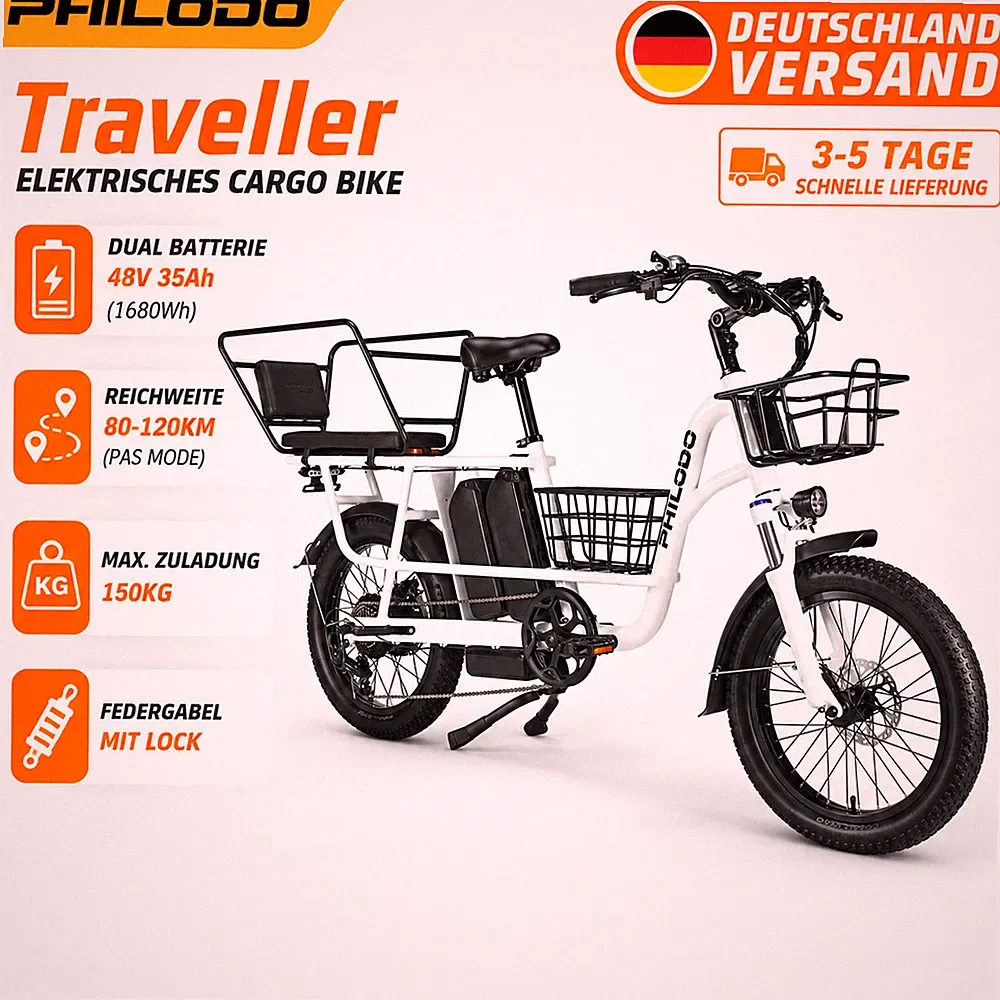 Klappbar Lastenrad