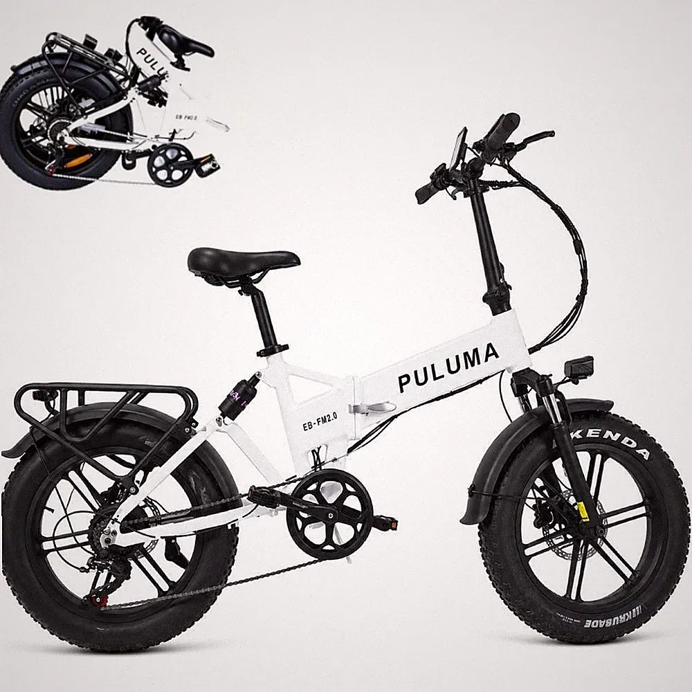 PULUMA 20 Zoll Commuter Elektrofahrrad 500W 15AH Klapprad E-Bike Shimano 7 Gänge