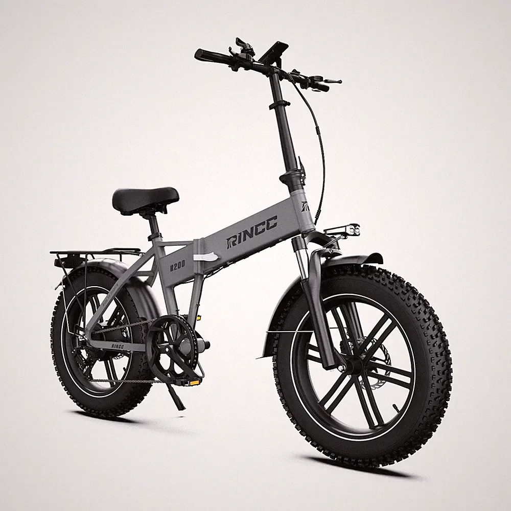 RINCC R200 20Zoll Elektrofahrrad 750VV 15AH Klapprad City E-Bike Shimano 7 Gange
