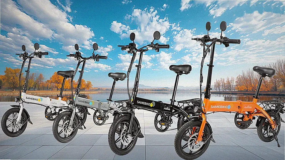 SAMEBIKE 14" Fat Tire E Bike E-Fahrrad 250W 36V 12.5Ah Klappbar Elektrofahrrad