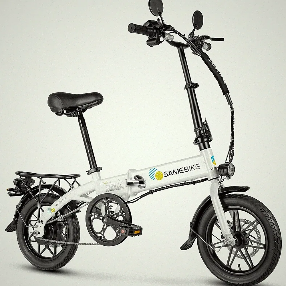 Samebike 14 Zoll Elektrofahrrad Klappbar 250W 7.8AH Cityräder E-Bike E-Fahrrad
