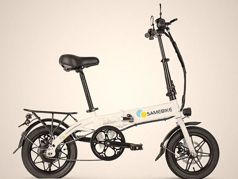 Samebike 14 Zoll Elektrofahrrad Klappbar 36V 7.8AH Cityräder E-Bike E-Fahrrad EU