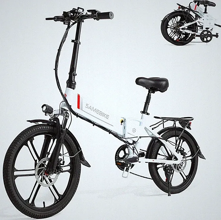 Samebike 20 Zoll 10,4A Elektrofahrrad 65NM E-Bike Klappbar Pedelec 80KM 20LVXD30