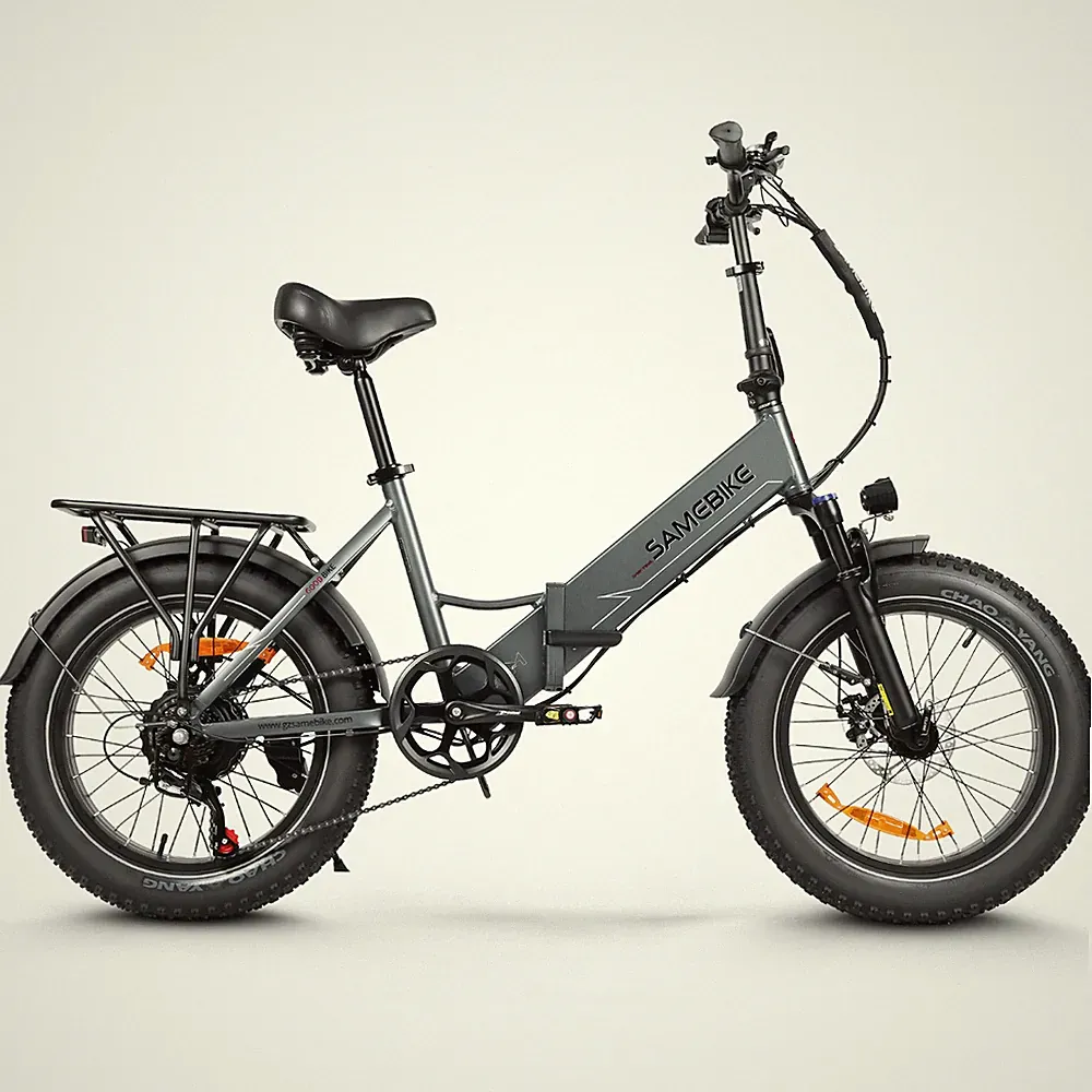 SAMEBIKE 20 Zoll 25km/h 250W Elektrofahrrad Klappbar City Ebike 48V 18AH Grau
